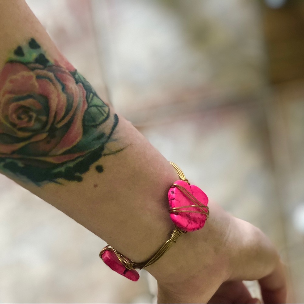 Handmade bangle bracelet